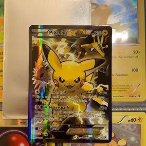 2016 Pikachu EX XY124 Pokemon Card